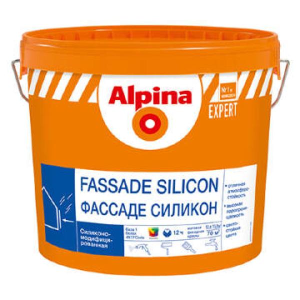 Alpina Expert Fassade Silicon силиконовая фасадная краска