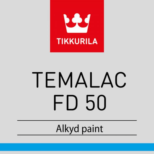 Tikkurila Temalac FD 50 быстросохнущая алкидная краска п/глян