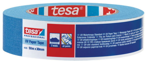 Лента малярная 'Tesa' синяя для наружных работ 30мм*50м