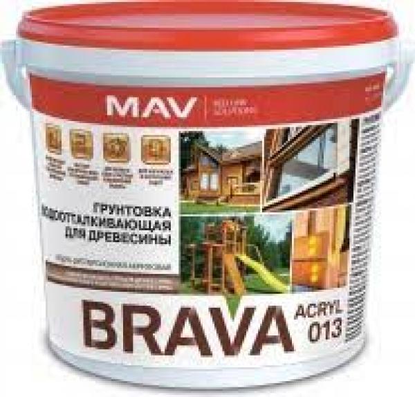 BRAVA ACRIL 013 эластичная пропитка для торцов бревен