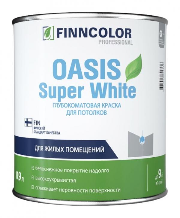 Finncolor 'OASIS Super White' краска для потолков