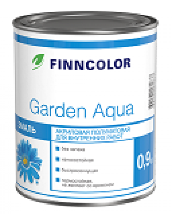 Finncolor Гарден Аква (Garden Aqua) быстросохнущая акриловая эмаль