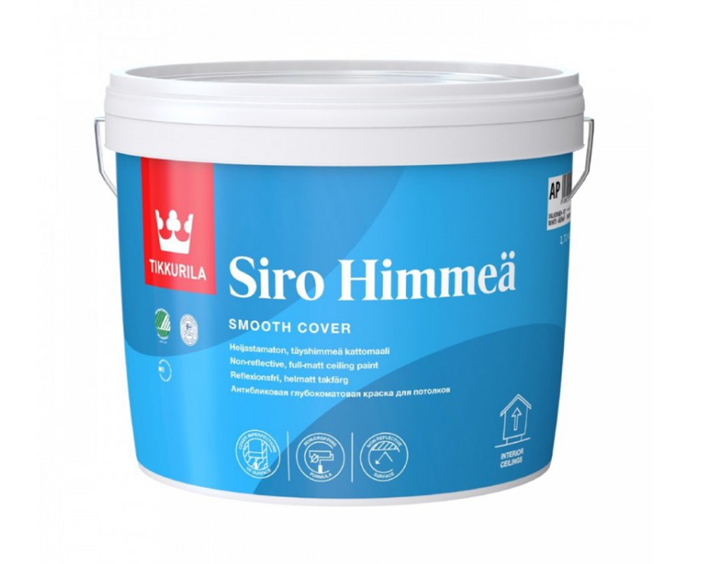 Tikkurila Siro Himmea глубокоматовая краска для потолка FIN