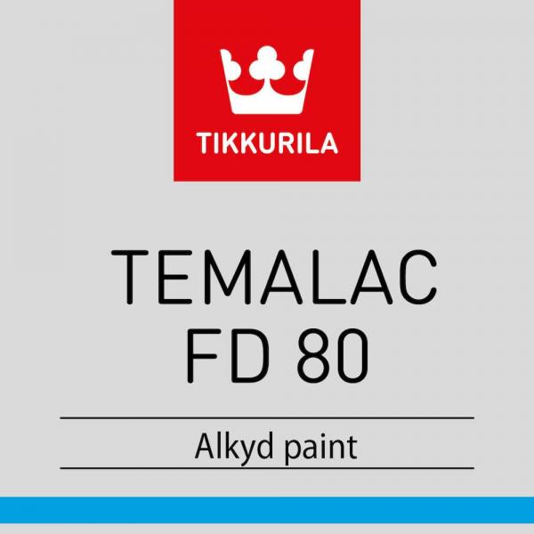 Tikkurila Temalac FD 80 быстросохнущая алкидная краска глян
