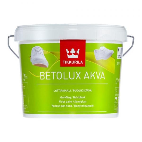 Tikkurila Betolux Akva база А краска для пола без запаха FIN