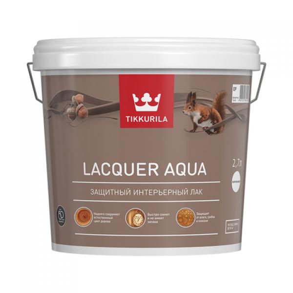 Tikkurila Lacquer Aqua акрилатный лак полуглянцевый