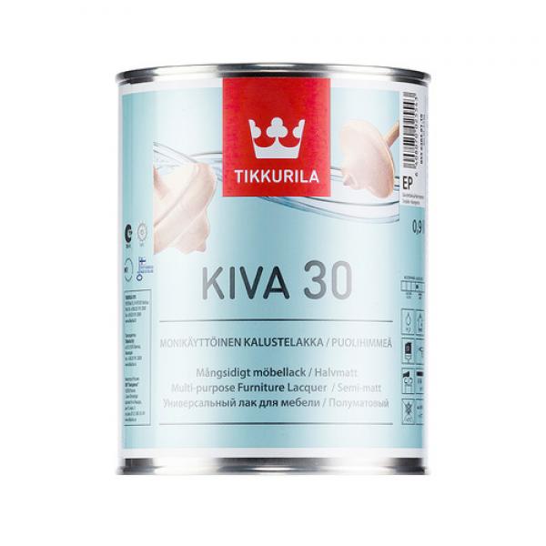 Tikkurila Kiva 30 акрилатный лак для мебели полуматовый